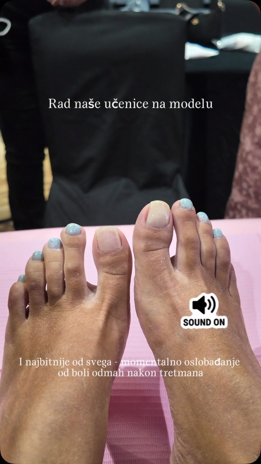 Rad naše polaznice na modelu